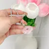 Pingente de Pedra Olho de Gato Nuvem com Fecho de Nuvem e Colar de Corda, Pingente de Colar Ruyi Lock Olho de Gato Rosa, Envio Direto para Vendas ao Vivo