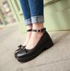 Zapatos de Tacón Grueso de Hebilla de Una Sola Tira con Lazo Nuevos de Comercio Exterior Primavera 2020 JGB2020N0002008
