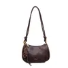 Bolsa de Bolinho Estilo Coreano Chique Feminina 2026 Outono Inicial Nova Bolsa de Ombro Retro Tendência Bolsa Transversal Simples Casual