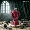 Vela Perfumada de Serpiente Esqueleto de Halloween Diseño Creativo Decoración de Mesa para Fiesta Regalo Flor de Rosa Vela Pilar de Serpiente