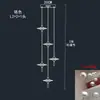 Luminária de pendente estrela de luxo leve estilo italiano para cabeceira, luminária de pendente UFO de alto padrão para parede de fundo de hall de entrada, 6 novos modelos de ferro-alumínio