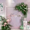 Nuevos accesorios para bodas: Soporte de fondo de arte de hierro, varilla telescópica, soporte para cortina, soporte para cortina de tela, soporte, pantalla de arte de hierro para bodas, altura ajustable