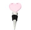 Boda Aleación de Aluminio Corazón Tapón Conservación Vino Tinto de Pegamento de Alta Gama DIY Silicona Sellado Tapón de Vino Embudo de Vino Metal