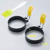 Conjunto de Ferramentas para Omelete de Aço Inoxidável, Modelo DIY para Omelete, Omelete em Forma de Coração, Ovo Poché, Bolinho de Arroz, Moedor