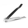 Cortauñas individual anti-salpicaduras grandes de acero al carbono cortauñas de manicura 211 con lima electroforesis cromo negro plateado
