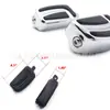 Reposapiés de aleación de aluminio, pedales, aptos para piezas de modificación de motocicletas Harley, reposapiés engrosados