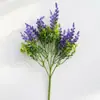 Fabricante Amazon transfronteiriço atacadista de lavanda artificial para decoração de casa e adereços de fotografia, pode ser usado para fazer guirlandas e vasos de plantas DIY
