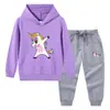 Ropa para niños de nueva temporada de primavera y otoño, suéter con capucha y pantalón de dos piezas, traje de algodón de manga larga para bebé
