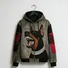 Sudadera con capucha para hombre de otoño e invierno, nueva, de moda, estampada, cárdigan casual deportivo, de TEMU, transfronteriza