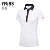 Juego de golf PGM para damas camiseta de verano de manga corta diseño de orificios transpirables absorción de humedad secado rápido top deportivo de moda