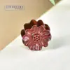 Talla en madera de sándalo verde nube de fondo Xiangyun colgante DIY texto cuentas para jugar pulsera accesorios teléfono móvil llave colgante creativo
