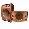 Sistema de Audio para el Hogar 8 pulgadas 10 pulgadas 12 pulgadas Ktv Altavoz de Madera de Tres Vías Gabinete para Uso en Baile y Conferencias (Gabinete Vacío)
