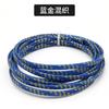 Tubo de malla trenzada de nailon ignífugo 4 mm tri-tejido encriptado PET malla trenzada protector tubo de malla metálica amortiguador funda piel de serpiente 1 m