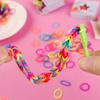 DIY elástico corda de mão rede cor vermelha artesanal caseiro saco de material anel de cabelo trançado corda de mão presente para menina atacado