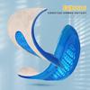 Sebs Buubu Almohadilla para Talón Deportiva y de Ocio para Hombre y Mujer, Suave, Absorción de Impactos, Antideslizante, Azul, Resistente al Desgaste, Almohadilla Antideslizante