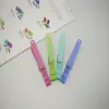 Promoção quente clipe de plástico colorido barato 24 conjuntos atacado clipe de roupa clipe de secar