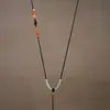 Cordón para Colgante Tejido a Mano, Cordón de Collar con Nudo Chino Ajustable, Cuerda para Colgar Hebilla de Paz, Correa para el Cuello para Hombres y Mujeres, Estilo Simple