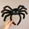 Diadema Divertida de Halloween Calabaza Estéreo Araña Diadema para Evento Fiesta Cos Diadema Vestido de Fiesta Pasador para Mujer