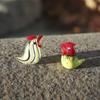 Estilo Japonés Creativo Pollo Gallo Cuentas de Vidrio Color Animal Adornos Sala de Estar Adornos Hogar Estilo Chino Adornos para el Hogar