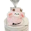 Colgante de Peluche Original de Oveja Pequeña Dibujos Animados Lindo Adorno de Peluche para Bolso de Chica Regalo Muñeca para Temporada de Regreso a Clases para Estudiantes