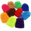 Oferta especial: Guantes chenilla de gran tamaño, doble cara, guantes de microfibra ultrafina para lavado de autos, guantes de limpieza de autos, forro polar de coral transfronterizo