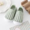 Sapatos de Malha Respirável para Bebê com Solas Macias, Sapatos Antiderrapantes para Crianças Pequenas, Sapatos de Chão Slip-On Antiderrapantes para Bebês, Atacado