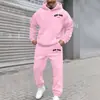 Amazon Cross-Border Nova Moda Street de Venda Quente para Homens e Mulheres Moletom com Capuz de Veludo Estampado Conjunto Hoodie Estilo Quente