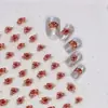 Nuevo Calcomanía de Arte para Uñas en Relieve Estéreo 5D Mariposa Flor Encaje Moño Tulipán Calcomanía de Uñas de Alta Gama