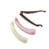 Pinza de Plátano Marrón Simple Estilo Coreano Pinza Elegante para Cola de Caballo de Mujer Pinza Vertical Grande Pasador para la Parte Posterior de la Cabeza Pinza Retorcida Accesorio para el Cabello Pinza para el Cabello