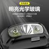 Faro de inducción inteligente con carga USB, luz LED de inducción para pesca nocturna, luz potente montada en la cabeza, faro pequeño para correr de noche, faro para exteriores