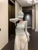 Top Corto Irregular con Abertura en V Estilo Puro Deseo Chica Picante para Mujer, Otoño e Invierno Nicho Ajustado Corto