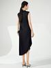 Vestido de Alta Gama, Ropa de Verano para Mujer, Nuevo Vestido Elegante de Alta Gama Más Vendido con Empalme Irregular Negro