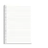 Recambio para Cuaderno de Hojas Sueltas 60 Hojas Engrosadas Rayado Cuadrícula Corrección de Errores en Inglés Escritura Cuaderno A5 B5 Páginas Interiores Venta al por Mayor