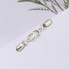 Vintage Rhinestone Cardigan Anti-Exposure Brooch Sweater Fastener Pin Clothing Decoration High-End Accessory for Women