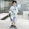 Yan Chu comércio exterior terno Tang verão antigo nova moda estilo estrangeiro terno Tang estilo estrangeiro coreano terno Tang Guoxue uma geração de cabelo
