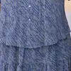 Nuevo vestido de verano para madres, de manga corta, elegante y con clase, ropa para mujeres de mediana edad, estiloso, que favorece la figura, imitación de dos piezas, de longitud media, vestido ligero