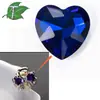 Rhinestone en Forma de Corazón con Parte Trasera Puntiaguda, Broche con Asa Multifacética en Forma de Corazón, Accesorios para Joyería, Rhinestone de Forma Irregular, Colgante para Manualidades al por Mayor, Estilo Princesa