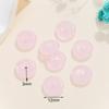 Accesorios de vidrio al por mayor imitación Jade hebilla de seguridad colgante Jade blanco Huangyu hebilla de princesa collar verde claro colgante para pulsera DIY