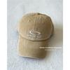 Corea del Sur nueva gorra de béisbol casual de ala larga vibe todo-partido bordado antiguo para niños gorra de copa suave moda para hombre