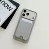 Funda magnética para teléfono imitación original, tarjetero redondo de silicona con diseño de ola, compatible con MagSafe, adecuada para iPhone 18/17/16
