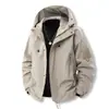 Chaqueta Americana Nueva para Exteriores 2025 para Hombre Cortavientos e Impermeable Traje de Montañismo Estilo Pareja Chaqueta con Capucha Chaqueta Hombre