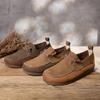 Zapatos Nuevos de Cuero Genuino para Mujer Zapatos de una Sola Pieza Estilo Retro Literario Suela Suave Estilo Bosque Estilo Universitario Zapatos para Mujer Estilo Extranjero Estilo Nacional Zapatos para Mamá