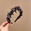 Diadema de Gasa Lujo Ligero Alto Valor Diadema de Hilo de Red Estilo Coreano Accesorios para el Cabello Parte Superior Alta del Cráneo Nuevo de Verano Diadema de Perlas