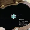 Pendientes de Acero de Titanio 316L con Zirconia Completa Diseño de Estrella de Seis Puntas, Tachuelas Delicadas y Versátiles, No Necesitan Quitarse al Dormir, Joyería para Piercings de Oreja