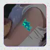 Cubierta de Delfín Luminoso de Nicho Cicatriz Tatuajes de Colores para Mujeres Tatuajes de Delfín de Alta Gama Duraderos Impermeables de Colores