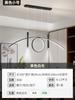 Lámpara de Comedor Luz de Lujo Ligero Famoso de Internet Estilo Italiano Candelabro Moderno Simple Nórdico Mesa de Comedor Luz Creativa Mesa de Comedor Pasillo Barra Lámpara led