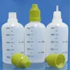 Botella de almacenamiento de aceite con tapa de rosca para niños de 50 ml, botella de llenado de aceite con punta fina, tapón interior, botella de llenado de aceite esencial