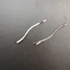 Popular Clip Metálico DIY de Una Palabra Colgante Color Plateado Conservador Flequillo de Niña Clip Lateral Clip Plano Pinza para el Cabello Joyería para la Cabeza Accesorios para el Cabello