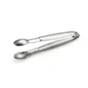 Pinza para Cubitos de Hielo Antideslizante de Acero Inoxidable Personalizada Pinza para Cubitos de Azúcar Pinza para Comida y Té Pinza para Comida Dorada Engrosada Estándar Alimentario