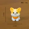 Micro Paisaje Creativo Simulación Perro Pomerania Corgi Figura Linda Accesorios de Decoración DIY Mini Adornos de Escritorio
